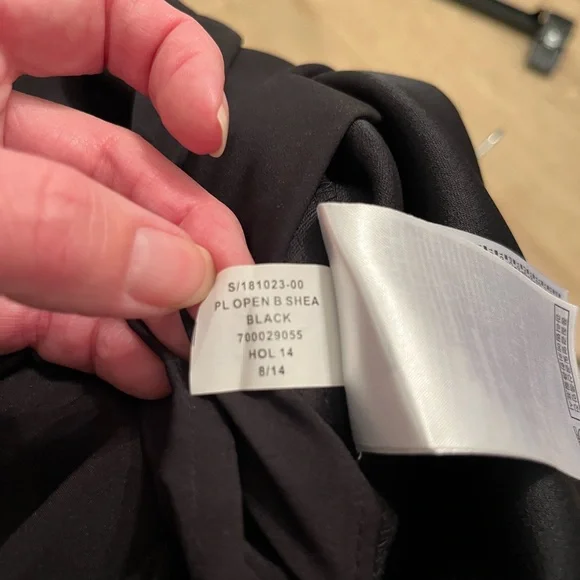 Banana Republic NWT black cowl-back sheath dress Size 10 - Picture 10 of 12